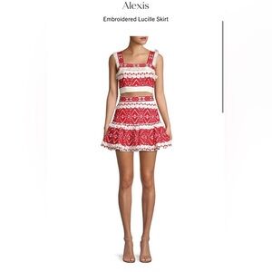 Alexis Embroidered Lucille Skirt Set